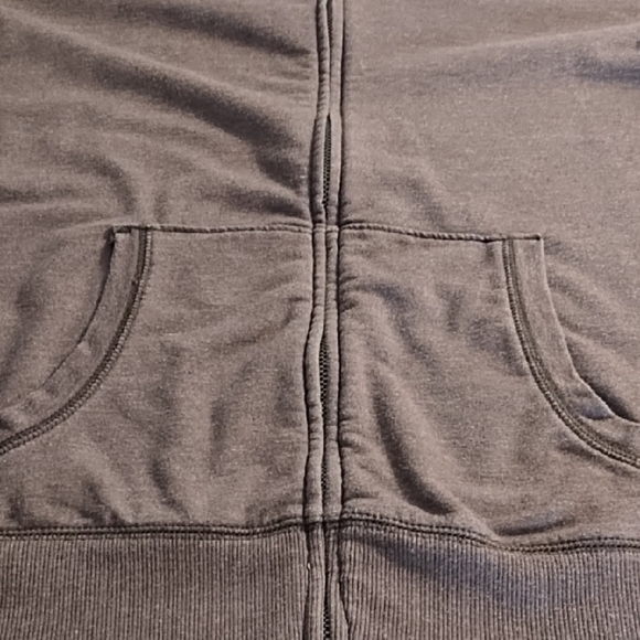Soft Brown Casual Zip Front Hoodie Jacket - Picture 6 of 10